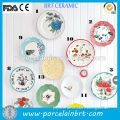 Ceramic plates collage wall decoration